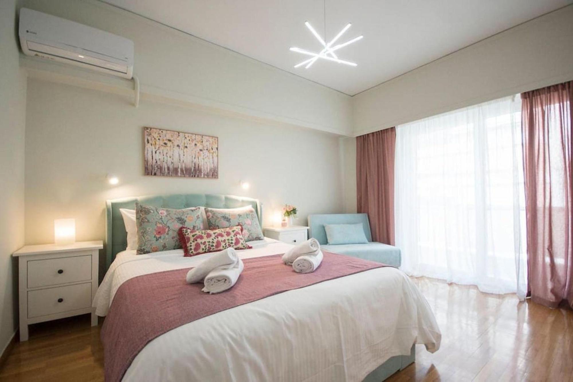 Alkuoni Lux Flat At Pfaliro Афины Экстерьер фото